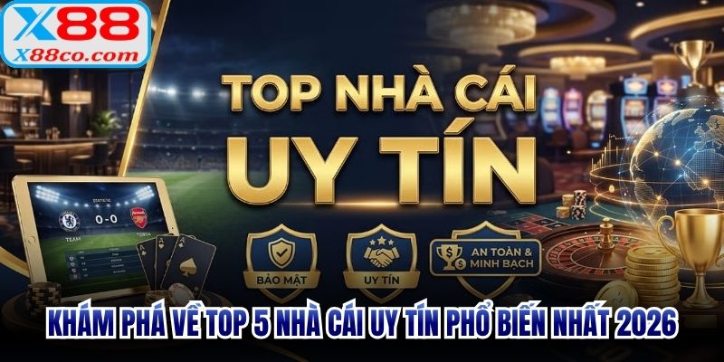 Khám phá về top 5 nhà cái uy tín phổ biến nhất 2026