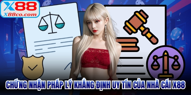 Những chứng nhận pháp lý khẳng định uy tín của nhà cái X88