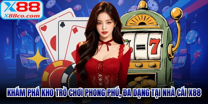 Khám phá kho trò chơi phong phú và đa dạng tại nhà cái X88